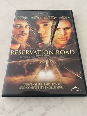 RESERVATION ROAD DVD MOVIE - JOAQUIN PHOENIX JENNIFER CONNELLY MARK RUFFALO